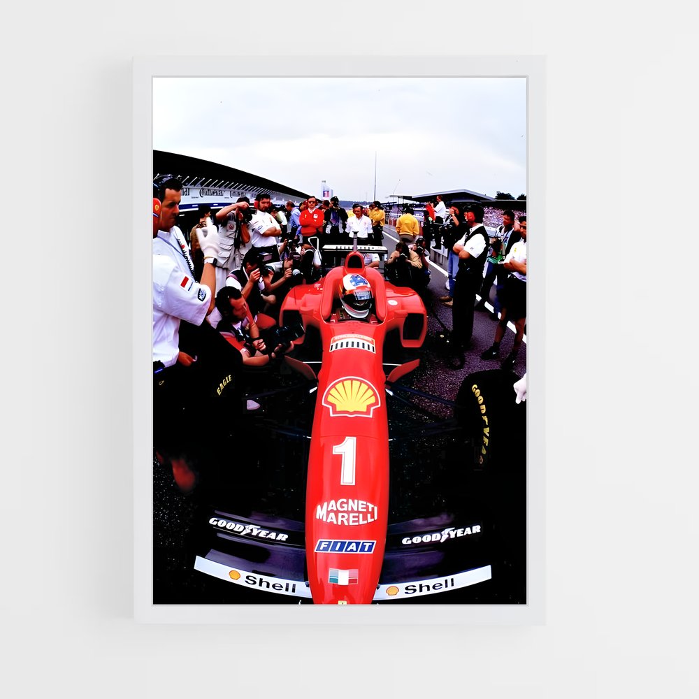 Poster L'Atelier Ferrari – affiche Voitures de Formule 1 (vue 3)